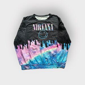 Nirvana Graphic Multi Colored Sweatshirt